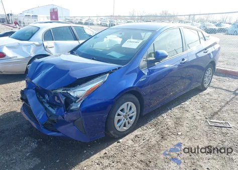 2016 Toyota Prius Two из США, поврежденный, VIN JTDKBRFU4G3511317